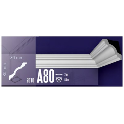 Κορνίζες Πολυστερίνης Fragmat A80 80mm X 80mm X 2m