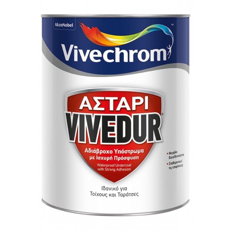 Αστάρι Vivedur Αδιάβροχο Ακρυλικό Αστάρι Διαλύτη