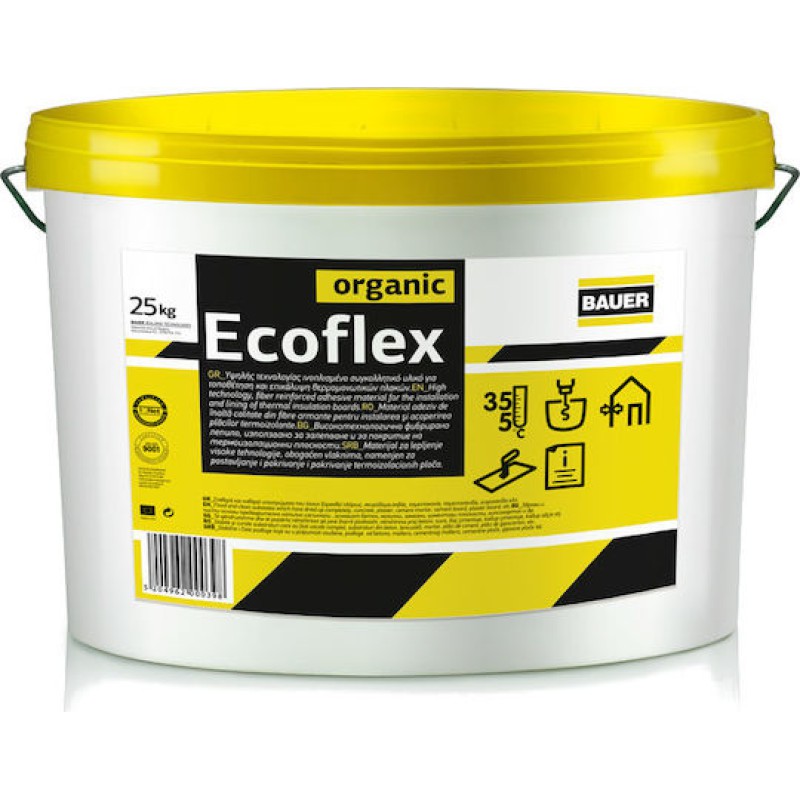 Ecoflex  Organic-Ινοπλισμένος Σοβάς Θερμομονωτικών Πλακών 25kg