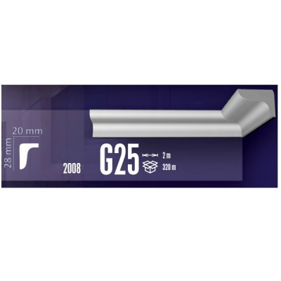 Κορνίζες Πολυστερίνης Fragmat G25 20mm X 28mm X 2m