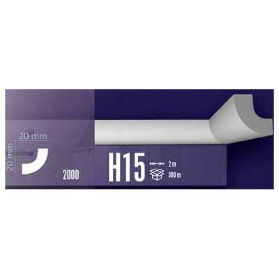 Κορνίζες Πολυστερίνης Fragmat H15 20mm X 20mm X 2m