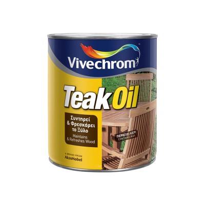 Teak Oil Συντηρητικό για Ξύλο με Κερί