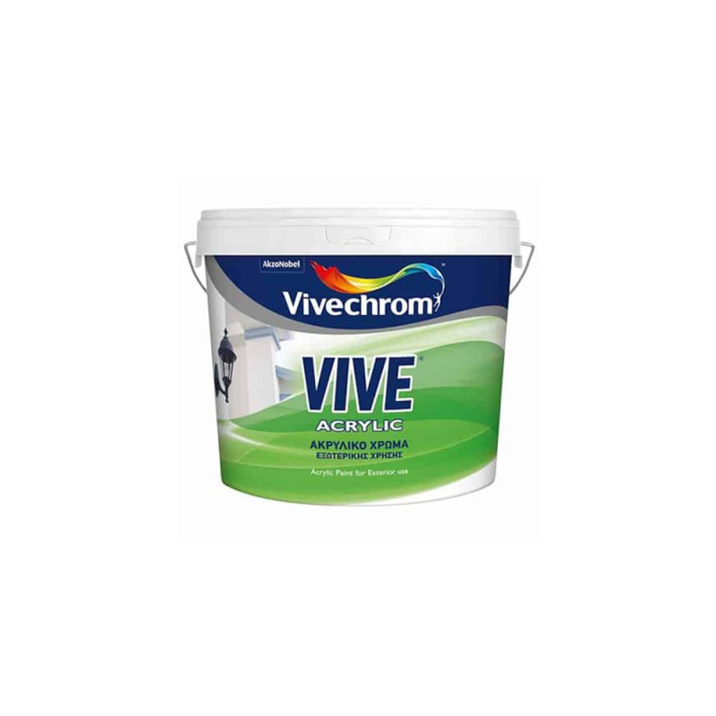 Vive Acrylic Ακρυλικό Χρώμα Εξωτερικής Χρήσης