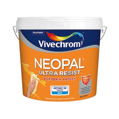 Neopal Ultra Resist Πλαστικό Χρώμα Εσωτερικού Χώρου 