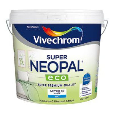 Super Neopal Eco Οικολογικό Πλαστικό Χρώμα Εσωτερικού Χώρου